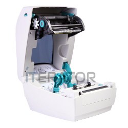 Термотрансферный настольный принтер этикетки Zebra GC420t